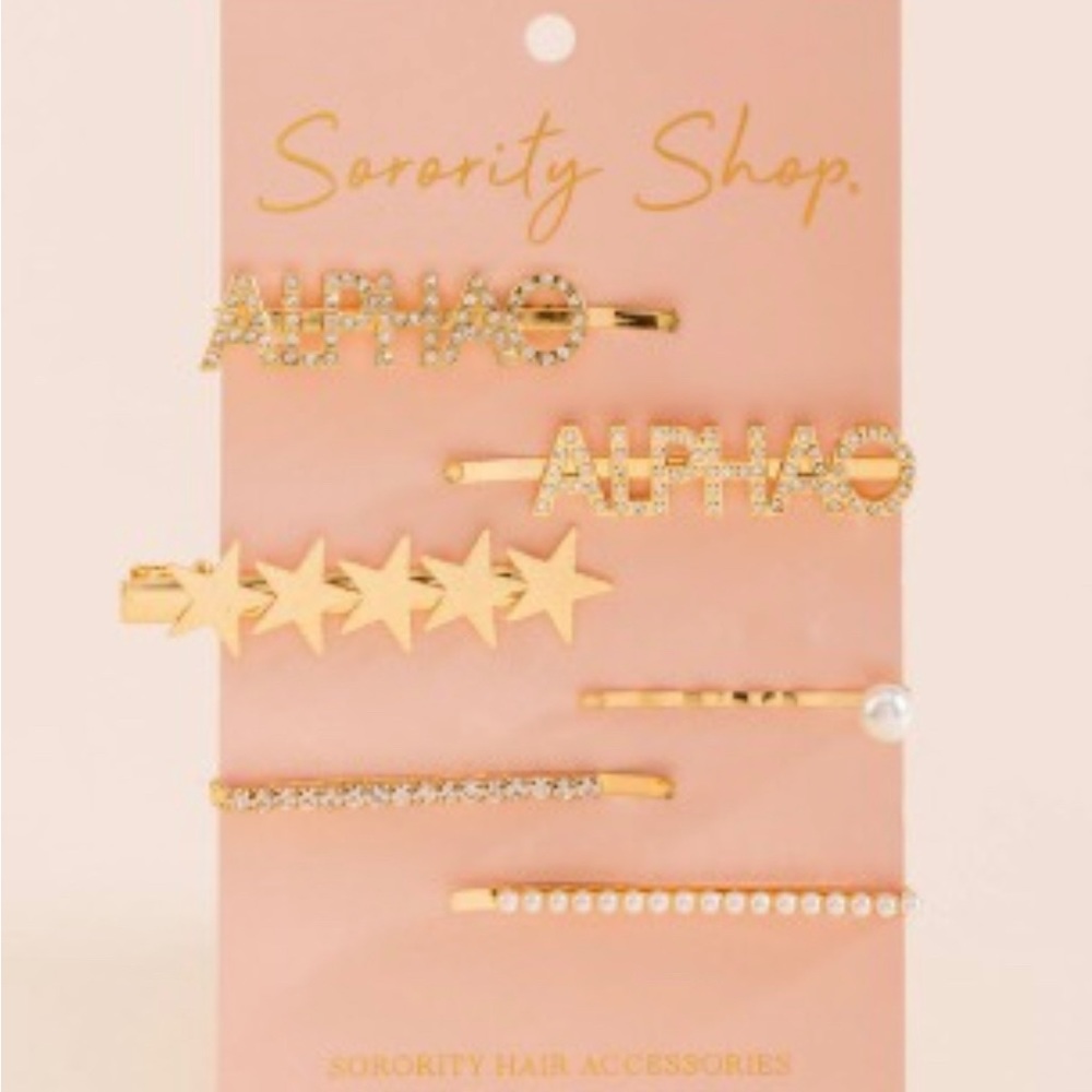 Alpha o hair accessories sorority